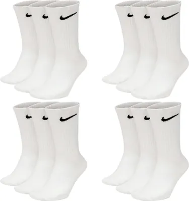 Produktbild von 6 Paar Nike Everyday Lightweight Crew SX7676 Tennis Socke - Farbe: weiß - Größe: 42-46