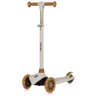 Produktbild von Lionelo Kinderroller JESSY + HELMET Balance-Roller für Kinder ab dem 3. Lebensjahr bis zu 50 kg - Braun