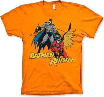 Produktbild von Batman & Robin T-Shirt - X-Large - Orange