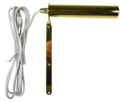 Produktbild von Wand - Bildleuchte Lampe in messing E14 Wand-Regal-Lampe
