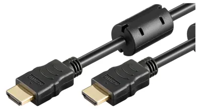 Obrázok produktu pre Goobay 61302, 3 m, Typ HDMI (štandard), Typ HDMI (štandard), 3D kompatibilita, 18 Gbit/s, Čierna