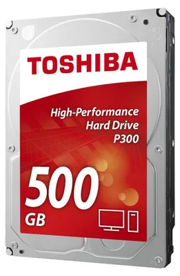 Produktbild von Toshiba P300 500GB, 500 GB, 7200 RPM, 64 MB, 3.5", Serial ATA III