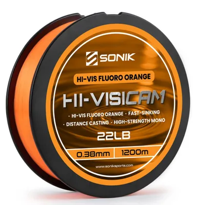 Produktbild von Sonik Hi-Visicam 18Lb 1200M(0.35Mm)Orange