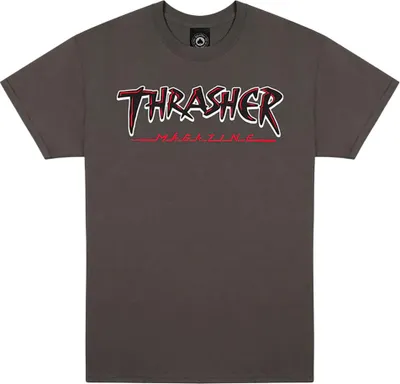 Produktbild von Thrasher Slash Kurzarm-t-shirt Braun S Herren,Damen Braun S
