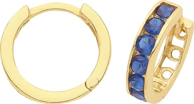 Produktbild von Schöne 9 Karat (375) Gold Damen - Ohrklemme mit Zirkonia - 10mm*2mm; TRS37492