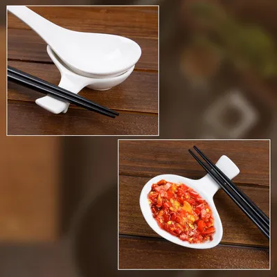 Produktbild von Asiatische Suppenschale Set Porselein und Bambus