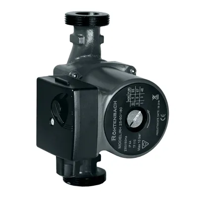 A close-up studio shot of a circulation pump.