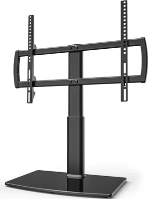 Produktbild von TV Standfuß Universal Höhenverstellbar 32-70 Zoll Glas Schwarz