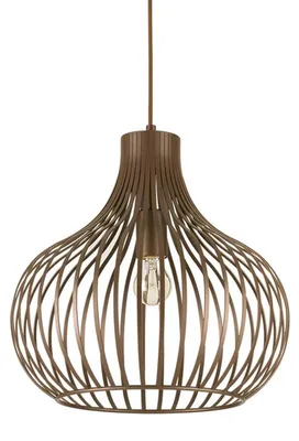 Zdjęcie produktu dla Ideal Lux lampa wisząca Onion Ø 38cm brązowy 205298