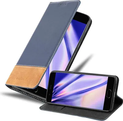 Produktbild von Cadorabo Hülle für Huawei P10 Schutzhülle in Blau SHandyhülle Book Case Etui Kunstleder