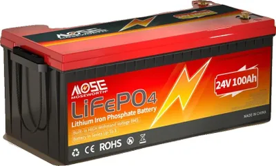 Obrázok produktu pre Batéria, kapacita 100 Ah, ľahká konštrukcia, 24 V 100 Ah