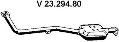 Produktbild von VEGAZ MR-115 Vorschalldämpfer Schalldämpfer passend für MERCEDES-BENZ C-Klasse Limousine (W202)