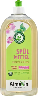 Produktbild von ALMAWIN Spülmittel Wildrose Melisse 1 Liter