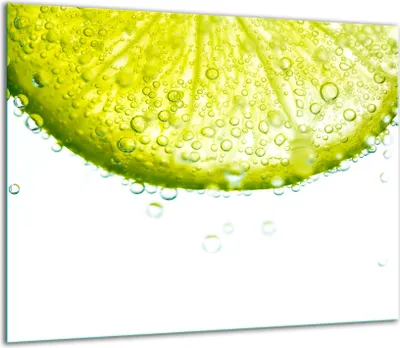 Produktbild von Herdabdeckplatten Glaskeramikkochfeld-Abdeckung Spritzschutz Glas 60x52cm Weiß Obst