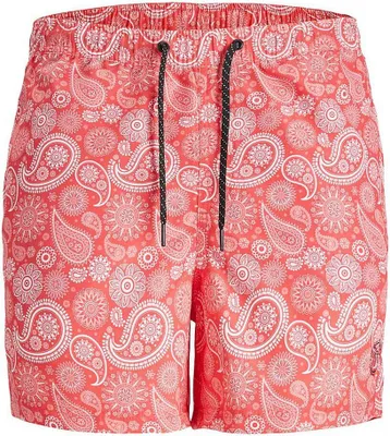Produktbild von Herren Badehose SQUAD Jack & Jones PAISLEY 12234512  Rosa - L