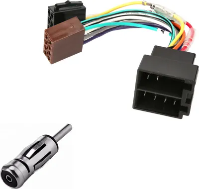 Produktbild von Audioproject A200 - Autoradio Radioadapter SET Universal Radioadapter + Antennenadapter DIN ISO Klemme 15 + 30 steckbar