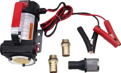 Obrázek produktu pro Samonasávací čerpadlo, výkon 40 l/min, litinová konstrukce, 12 V, černé, EU
