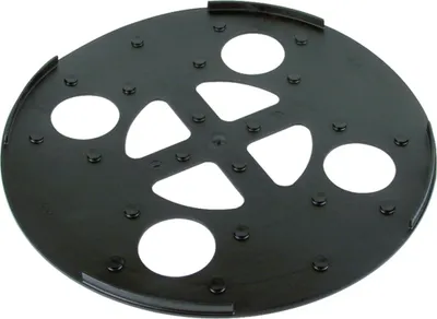 Obrázek produktu pro DEHN podložka, plast, D 370 mm, černá, 1 ks.