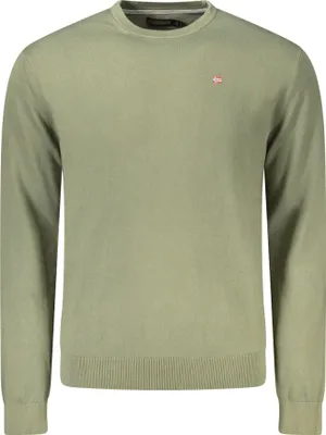 Produktbild von Grüner Herren Pullover mit Stickerei - Langarm & Regular Fit