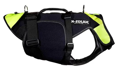 Produktbild von Julius-K9 IDC Multifunktionale Hundeweste 3in1, Größe L, Schwarz und Neon