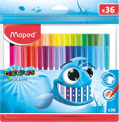 Image de Colorpeps Marqueurs océaniques 36 couleurs MAPED