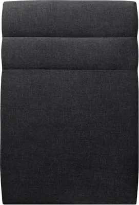 Produktbild von Kopfteil Modell Linien – Schwarzer Stoff 90 cm