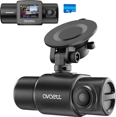 Produktbild von Dashcam Auto Vorne Innen 2,5K/1080P WiFi Dash Cam, Dual Auto Kamera mit Parküberwachung, Super Nachtsicht, WDR, 170° Weitwinkel, G-Sensor, mit 32G SD
