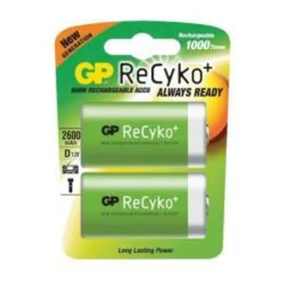 Zdjęcie produktu dla Akumulator Recyko 2600 mAh D R20 - GP Recyko