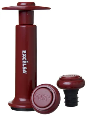Produktbild von Excelsa Wein-Set Enoteque Kunststoff 4xH4x4 cm Rot