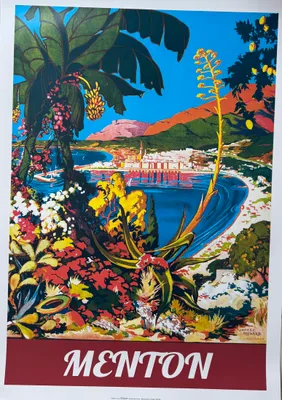 Image de Menton - Richard - 50x70cm Affiche Poster
