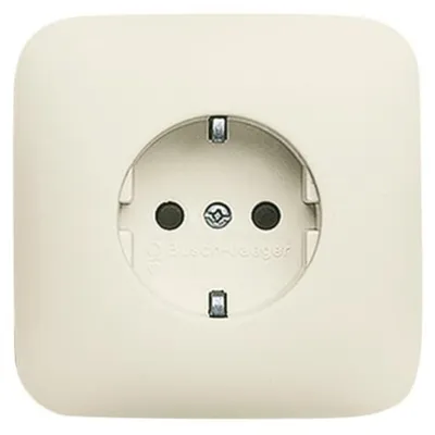 Obrázek produktu pro Busch-Jaeger 2013-0-4383, CEE 7/3, 2P+E, Bílá, 250 V, 16 A, 81 mm