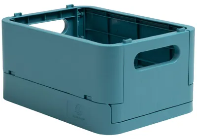 Produktbild von Exacompta 27034D, Aufbewahrungsbox, Blau, Rechteckig, Polypropylen (PP), Einfarbig, Drinnen
