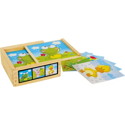 Produktbild von Würfelpuzzle Tierische Freunde