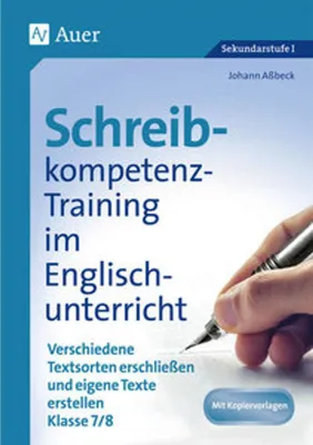 Produktbild von Schreibkompetenz-Training in Englisch 7/8