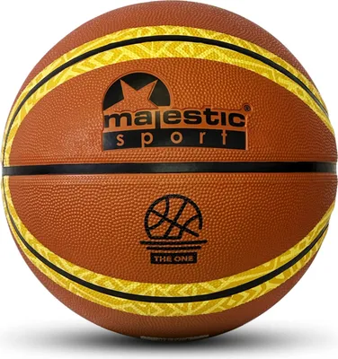 Produktbild von Majestic Sport Basketball Outdoor Indoor, Basketbälle größe 7 Theone Orange