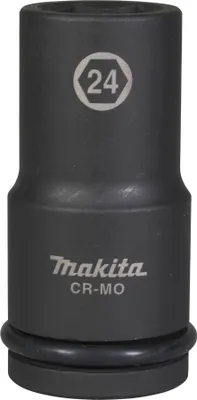 Produktbild von Makita E-22355, Steckschlüsselbuchse, Schwarz, 1 Kopf/Köpfe, 3/8", Metrisch, 24 mm