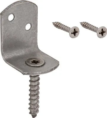 Produktbild von DEL L-Flechtzaunhalter, für 5 Zaunfelder, Edelstahl