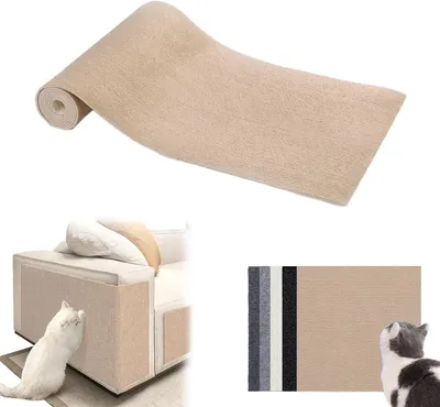Productafbeelding van Krabmat meubelbescherming, zelfklevend, 2 maten 200x40 cm en 30x100 cm, voor katten