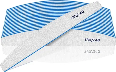 Immagine prodotto di 12 lime 180/240 per unghie, lavabili e riutilizzabili
