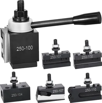 Obrázek produktu pro SucceBuy 6dílná sada rychlovýměnných držáků nástrojů pro minisoustruhy 6"-12"