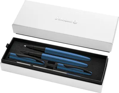 Image de Pelikan 400197484 Set d'écriture Pelikan Jazz® Noble Elegance bleu