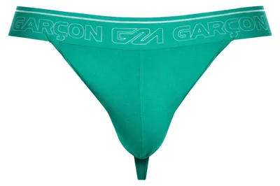 Produktbild von Garçon - Herren Thongs Unterwäsche - Thong Courtside Green - 1x Größe M