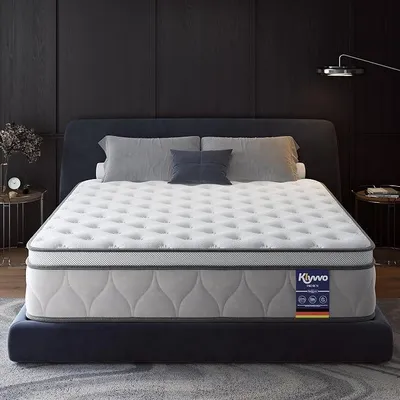 Imagen del producto de Colchón híbrido de 140x200 cm, altura 26 cm, con 1400 muelles ensacados
