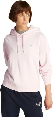 Produktbild von Tommy Hilfiger Damen Hoodie Contrast Flag Regular Fit, Rosa (Light Pink), S