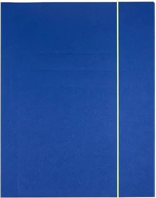 Productafbeelding van A4-map met elastiek, kleur: blauw, 1 stuk
