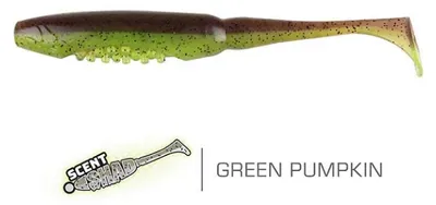 Zdjęcie produktu dla Fox Rage – gumowa przynęta Scent Shads Green Pumpkin 1 szt. 9 cm