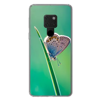 Produktbild von MuchoWow® Handyhülle Schutzhülle Hülle für Huawei P40 Lite Schmetterling - Gras - Licht Silikon Softcase Handy Hülle - Handy