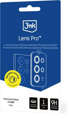 Obrázok produktu pre 3MK | Camera Lens Protector | Samsung | Galaxy Z Fold 7 | Tempered glass | Black