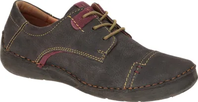 Produktbild von Josef Seibel FERGEY 41 Damenschuhe - bequeme Schnür- Halbschuhe grau NEU