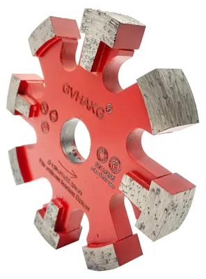 Produktbild von Diamant Frässcheibe 120mm, 17mm, 8 Segmente für Fußbodenheizung, Trockenschnitt